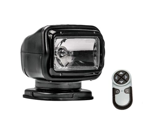 GOLIGHT GT HALOGEN VALONHEITIN, MUSTA, KIINTEÄ ASENNUS/LANGATON KAUKOSÄÄDIN