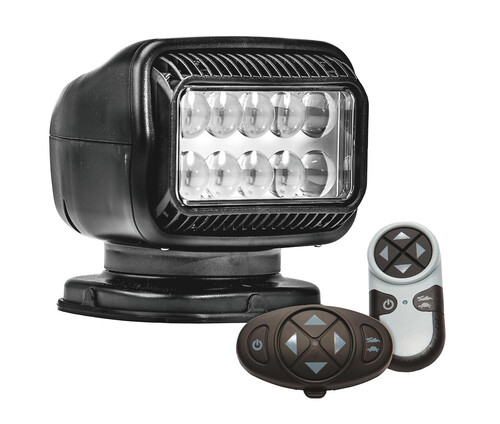GOLIGHT GT LED, MUSTA, KIINTEÄ ASENNUS/LANGATON KÄSI- JA KOJELAUDAN KAUKOSÄÄDIN