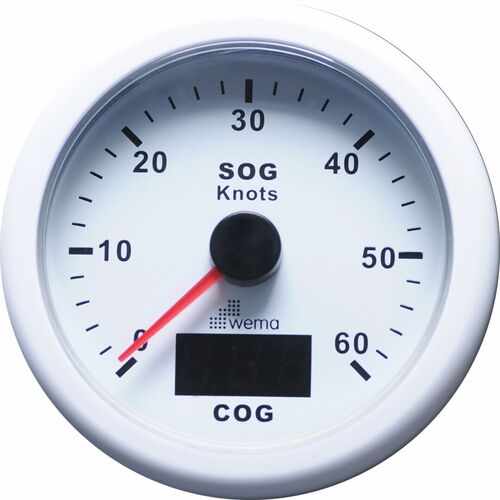 GPS NOPEUSMITTARI 60 S, VALKOINEN