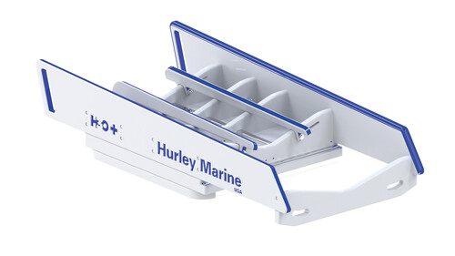 H3O+ KULJETUSRAMPPI MANUAALINEN VINSSI 328KG, VALKOINEN