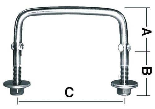 KÄDENSIJA RUOSTUMATONTA TERÄSTÄ 120MM