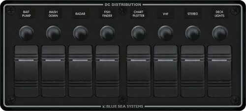 KATKAISINPANEELI AUTOMAATTISULAKKEELLA, 8 KATKAISINTA