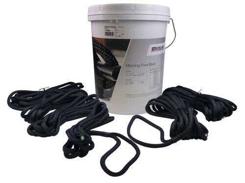 KIINNITYSKÖYSISARJA 4x6M + 2x10M, HALK. 16MM MUSTA