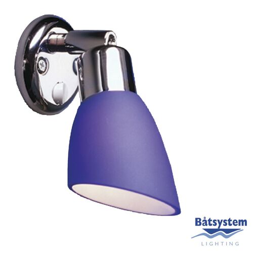 KOHDEVALO OPAL KROMATTU RUNKO, SININEN LASIKUPU