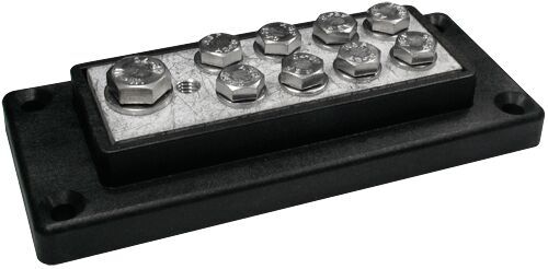 KYTKENTÄKISKO 1x70MM2 + 8x16MM2, MUSTA