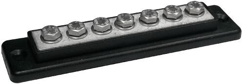 KYTKENTÄKISKO 7x6MM2, MUSTA