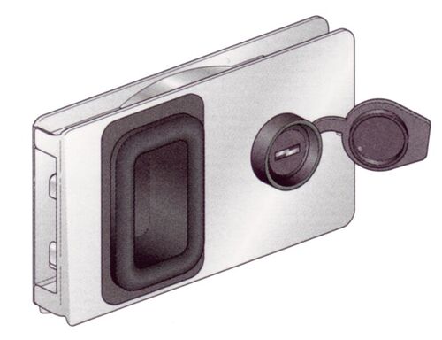 LIUKUOVENLUKKO FLUSH, ALUMIINI