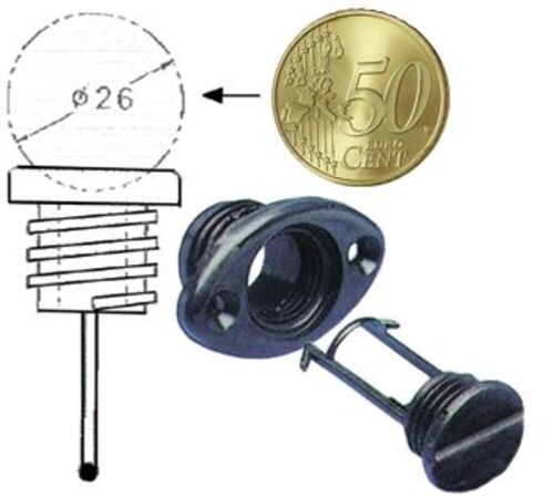 MUOVINEN TYHJENNYSTULPPA, MUSTA