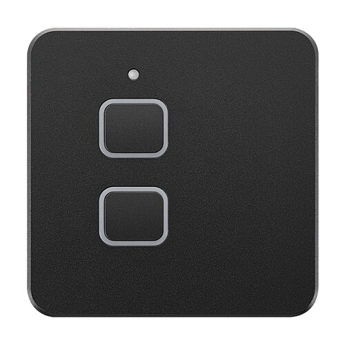 NEREIDE VALOKYTKIN, 2 KYTKINTÄ, MUSTA