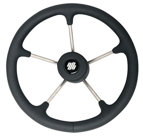 OHJAUSPYÖRÄ 350MM MUSTA V70