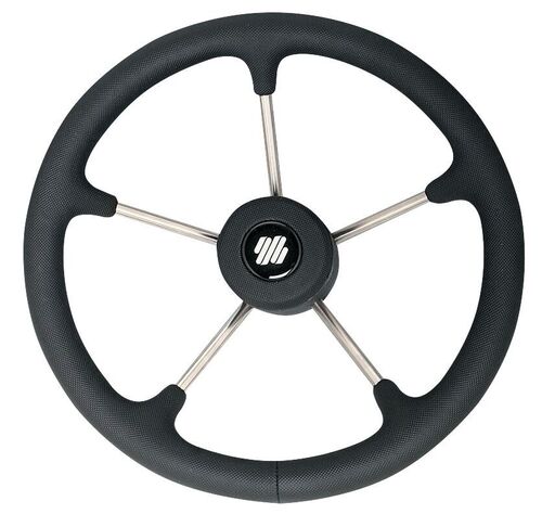 OHJAUSPYÖRÄ 350MM MUSTA V70