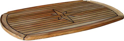 PÖYTÄLEVY TIIKKIÄ 58 X 93 CM