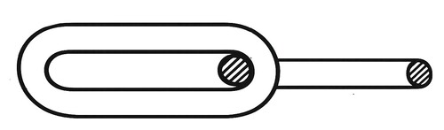 POIJUKETJU PITKÄLENKKINEN 8MM