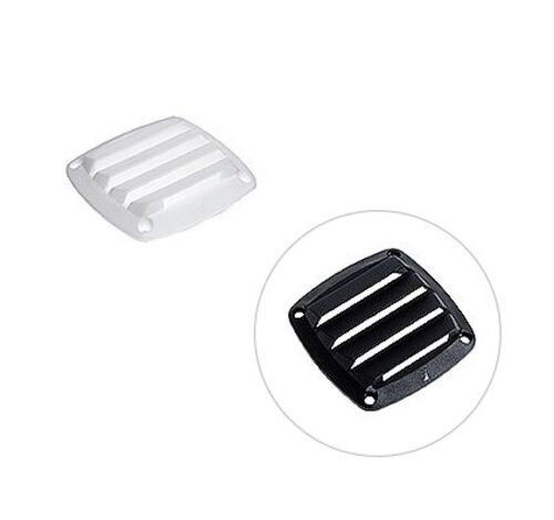 POLYPROPYLEENI-VENTTIILI 85x85MM, MUSTA