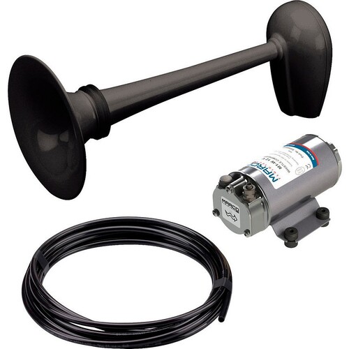 PW2-BN ÄÄNITORVI MUSTA 12V