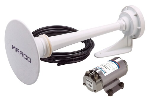 PW2 ÄÄNITORVI VALKOINEN 24V