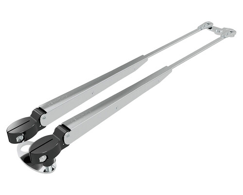 PYYHKIJÄN KAKSOISVARSI 454-591MM, SÄHKÖKIILLOTETTU