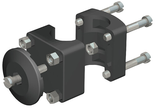 SÄÄDETTÄVÄ KAIDEKIINNIKE 32mm