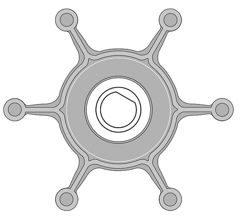 SIIPIPYÖRÄ F4-PUMPPUUN, LITTEÄ