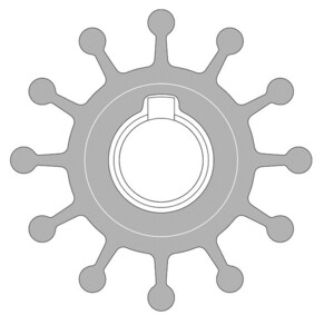 SIIPIPYÖRÄ F5-PUMPPUUN, KIILA