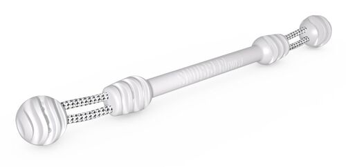 SNUBBER TWIST KIINNITYSJOUSTIN, VALKOINEN