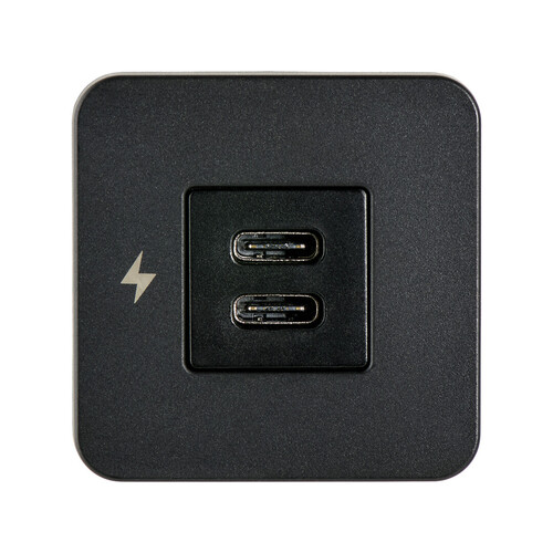 TILE USB-C / USB-C LATURI 12/24V, MUSTA