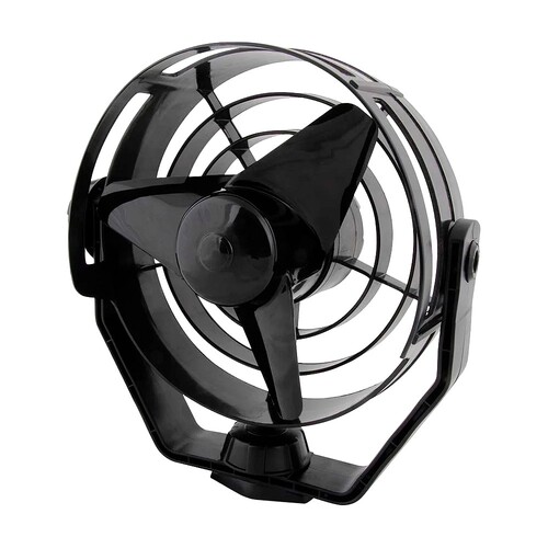 TUULETIN CABIN 12V, MUSTA