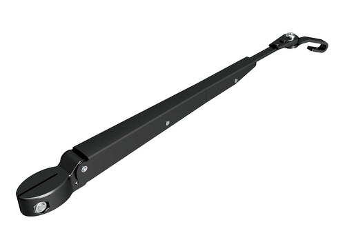 TUULILASINPYYHKIJÄN VARSI 324-460MM, MUSTA