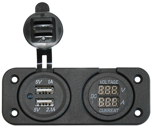 USB-PANEELI VOLTTIMITTARILLA