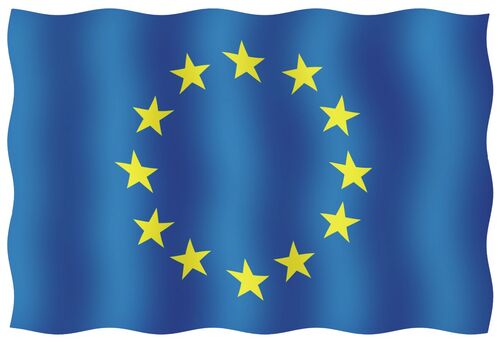 VIERAILULIPPU 20X30CM, EUROOPAN UNIONI