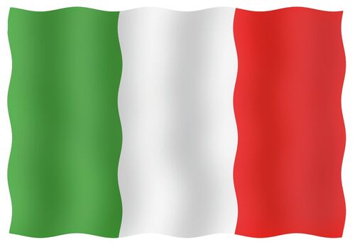 VIERAILULIPPU 20X30CM, ITALIA