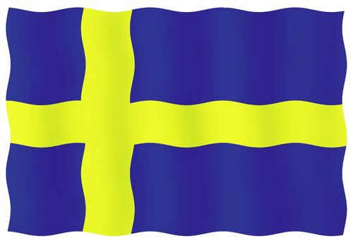 VIERAILULIPPU 20X30CM, RUOTSI