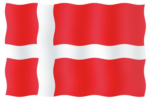 VIERAILULIPPU 20X30CM, TANSKA