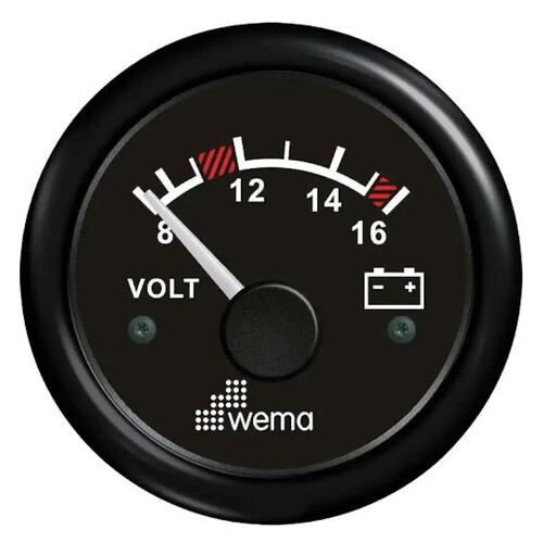 VOLTTIMITTARI 12V, MUSTA