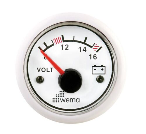 VOLTTIMITTARI 12V, VALKOINEN