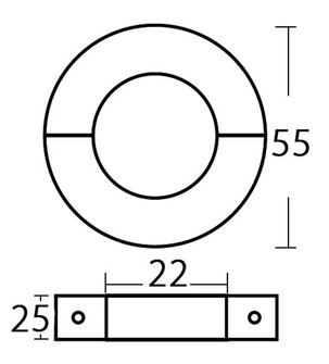 AKSELISINKKI, KAPEA 22mm