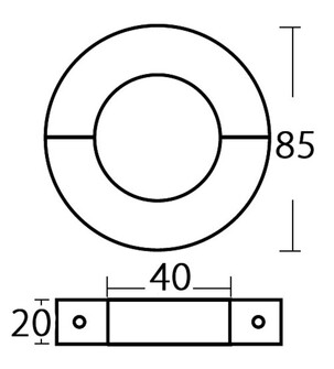 AKSELISINKKI, KAPEA 40mm