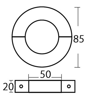 AKSELISINKKI, KAPEA 50mm