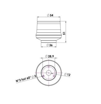 ANKKURIVALO LED 360, VALKOINEN