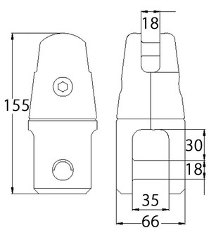 ANKKURIYHDISTÄJÄ RST 12-14mm
