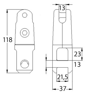 ANKKURIYHDISTÄJÄ RST 8-12mm