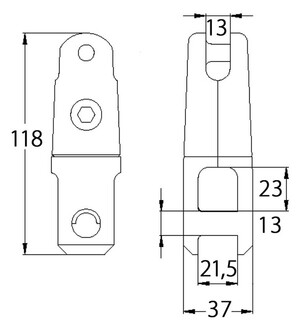 ANKKURIYHDISTÄJÄ RST 8-12mm