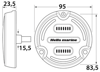 APELO A1 VEDENALAINEN VALO, MUSTA, SININEN/VALK.