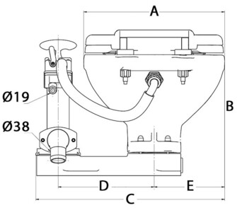 AQUA T KÄSIKÄYTTÖINEN KÄYMÄLÄ, ISO KULHO
