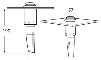 AVOTILAN SUIHKU TWIST - SUORA, 2,5M