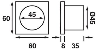BERKER PISTORASIA 230V, KROMATTU