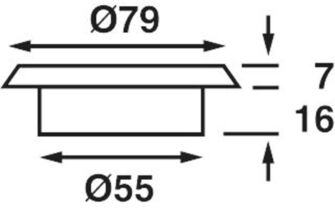 DECKLIGHT LED KANSIVALO