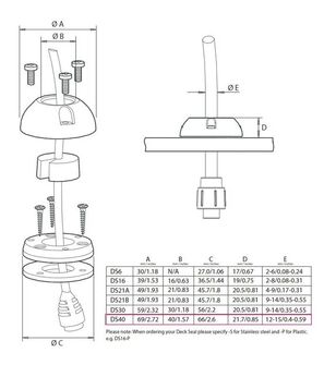 DECKSEAL LARGE KAAPELIN LÄPIVIENTI, MUSTA