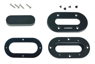 DECKSEAL MATALAPROFIILINEN KAAPELIN LÄPIVIENTI, MUSTA