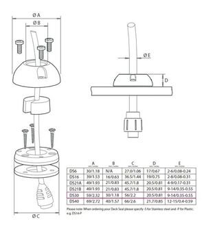 DECKSEAL MEDIUM KAAPELIN LÄPIVIENTI, MUSTA